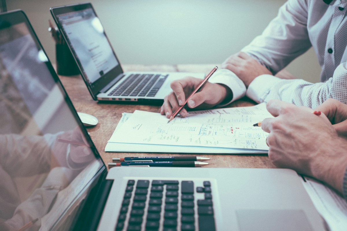 Export documents on a desk